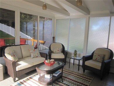 Year round sunroom ~ this room flows right off the