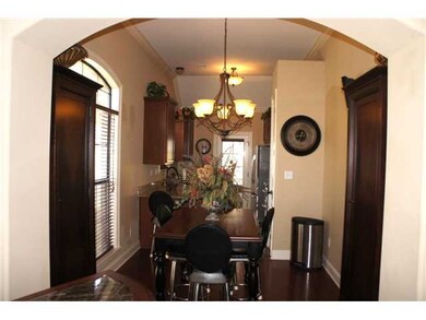 From the great room enter the dining room through 