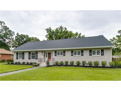 Attractive painted Brick with unique original front windows
