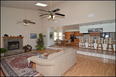 Great Room with Fireplace view