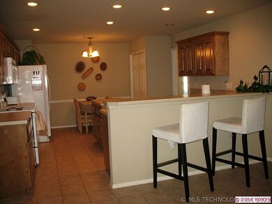 Kitchen with can lighting, abundant cabinet space