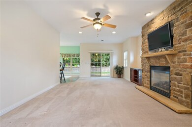 Angle of the great room or living room from the ed