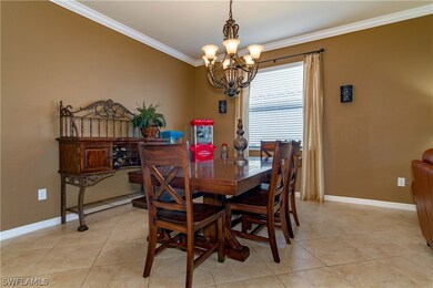 Plenty of room in this family dining area to host