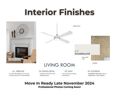 Interior Finishes - Living Room