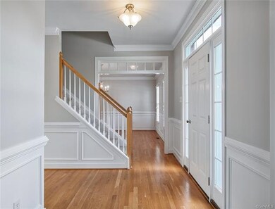 Foyer view from the formal living room into the fo