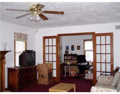Den. View of the cozy den overlooks, overlook livi