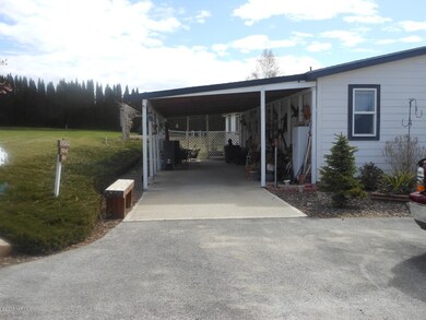 Carport next to Back door