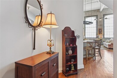 Walking into the foyer of this lovely two bedroom/