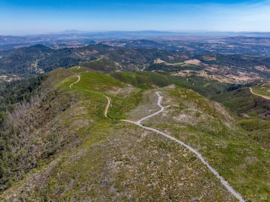 Gentle sloping roads to building envelope and other flat view spots.