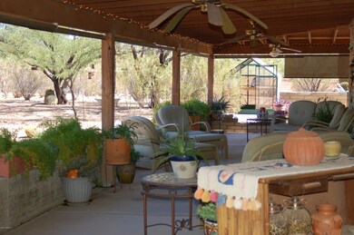 Wrap-around porch