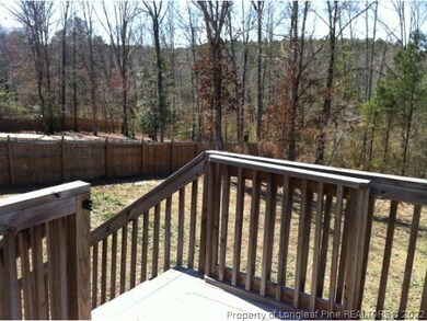 Back yard view from deck