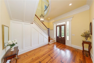 The reclaimed heart-pine floors are absolutely stu