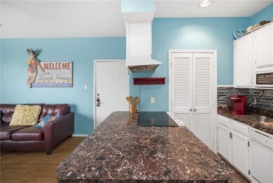 Beautiful open kitchen overlooking the living area