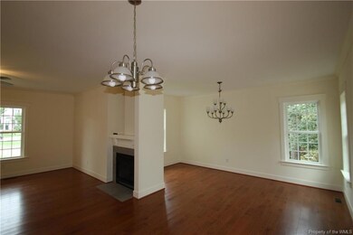 Living Room (front) and Dining Room (back)