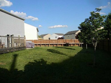 Yard. Nice sized yard for this subdivision.