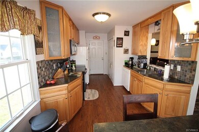 Kitchen looking from the breakfast nook toward the