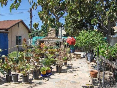 Stone paved back yard, nursery, guest house