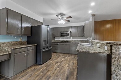 Nice sized kitchen with granite countertops