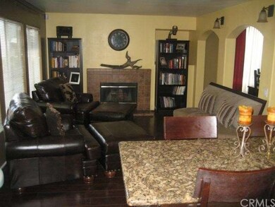 FAMILY ROOM WITH FIREPLACE.
