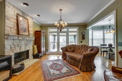 Family Room with fireplace