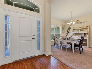 upon entering dining room to left