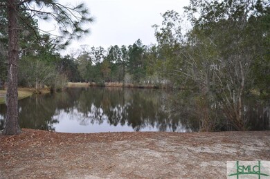 Lagoon situated at rear of lot.
