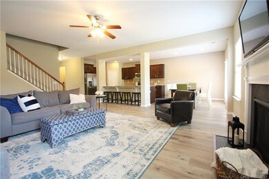 Spacious Family Room open to Kitchen