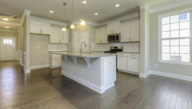 Island with seating space for 3-4 stools
