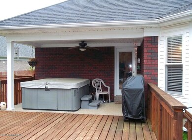 Hot tub area