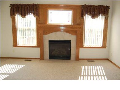 Gas Fireplace on Main Floor Living Room