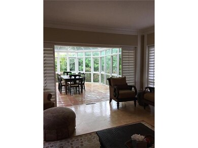 VIEW SHOWING HEATED TILE FLOORING IN CONSERVATORY