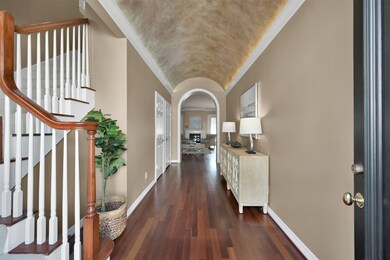 Foyer with beautiful domed ceiling.