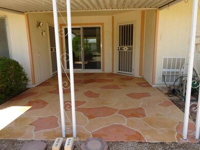 7 CONCRETE PAINTED BACK COVERED PATIO