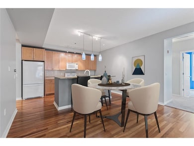 Breakfast bar provides additional seating