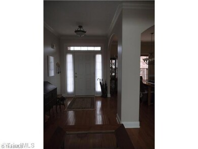 Entry. Gracious foyer w/hardwoods