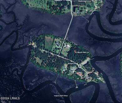 Aerial 12 Marsh Oaks Ln and Browns Islan