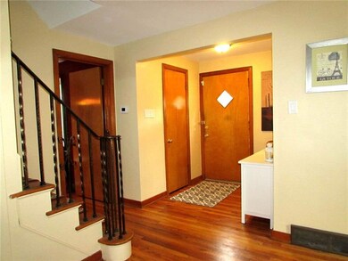 front foyer with coat closet