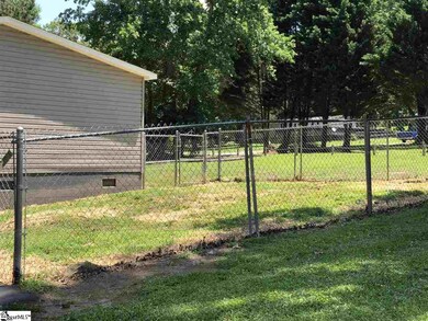Fenced in side yard
