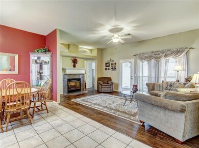 Contrasts & Textures. Open floor plan makes entert