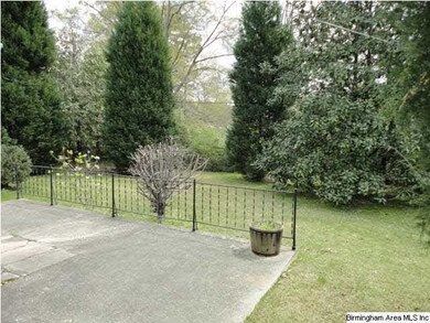 patio and park like back yard.