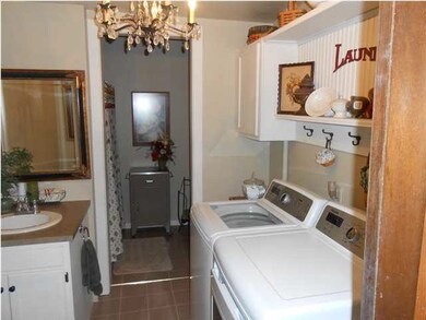 Plenty of space to do the laundry located on the m