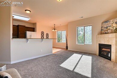 Living room with walkout to balcony