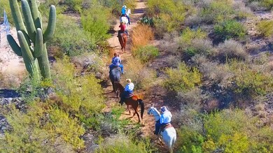 Beautiful riding trail