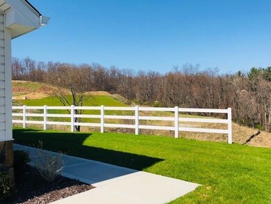 Private yard with beautiful setting