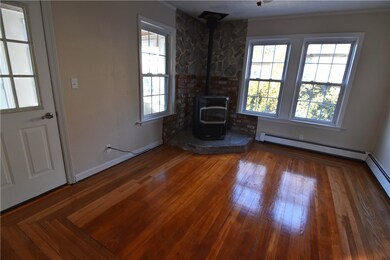 LIVING ROOM W PELLET STOVE
