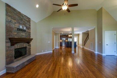 View looking into the Dining and Kitchen area