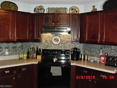 Beautiful Cherry wood cabinets.