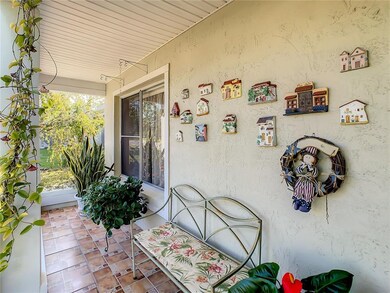 Left Side Front Porch by entrance