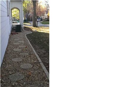 New Stone Walkway to Side Porch