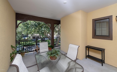 Covered balcony